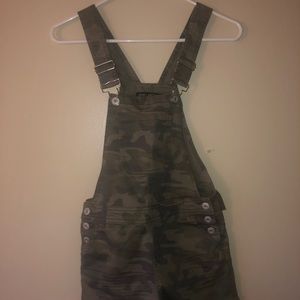 camo overalls